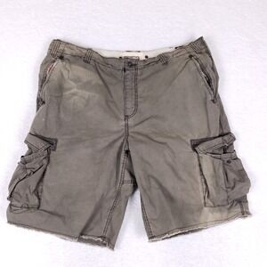 Old Navy Cargo Shorts Men's 40 Green Utility Field Tested Military Vintage Style